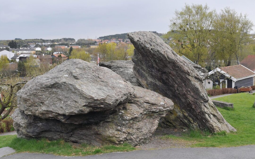 Klovstein i Våland kolonihage